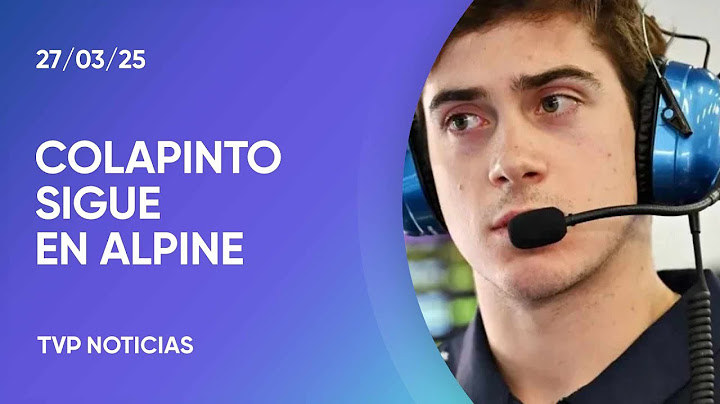 El futuro de Franco Colapinto en la F1