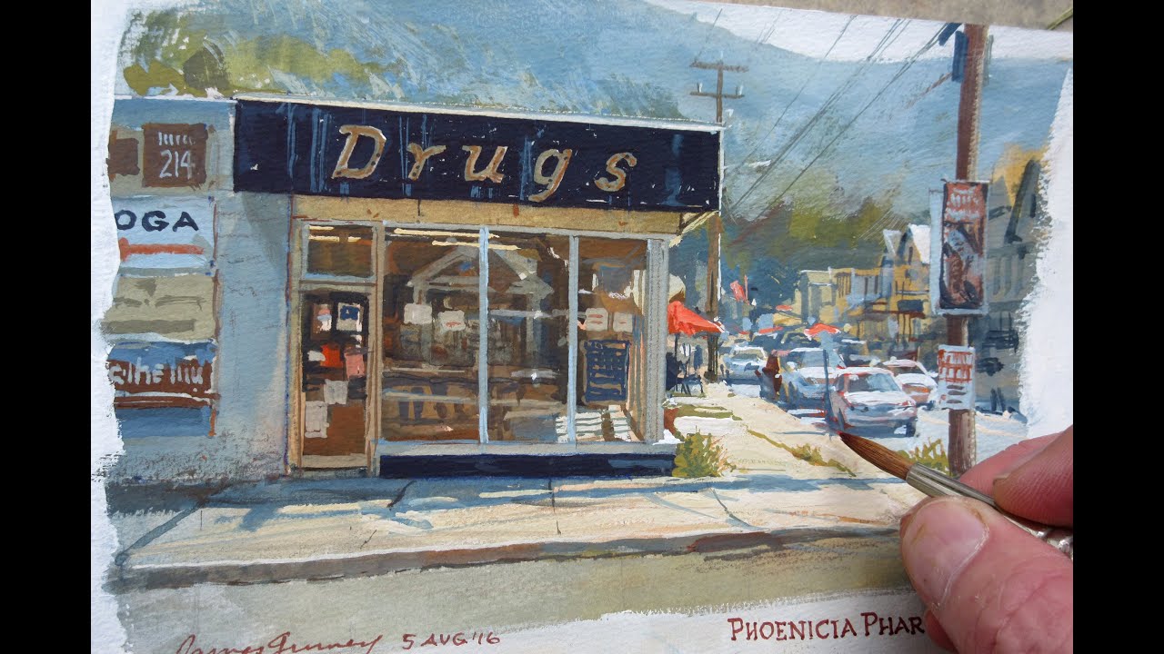 James Gurney on X: Review of the ShinHan Pass watercolor / gouache  hybrid.  #gouache #watercolor #painting   / X