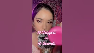 10 triggers in 10 seconds ✨ #asmr #asmrshorts