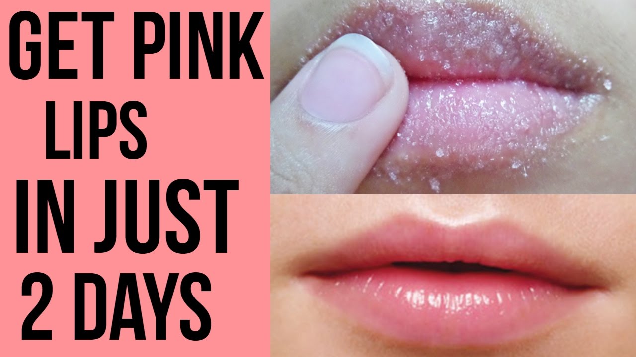 How do you cure dark and chapped lips?