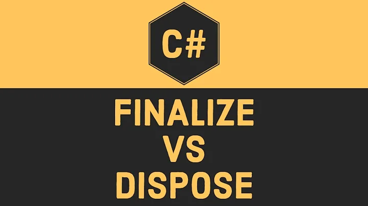 Finalize vs Dispose | C# Interview Questions