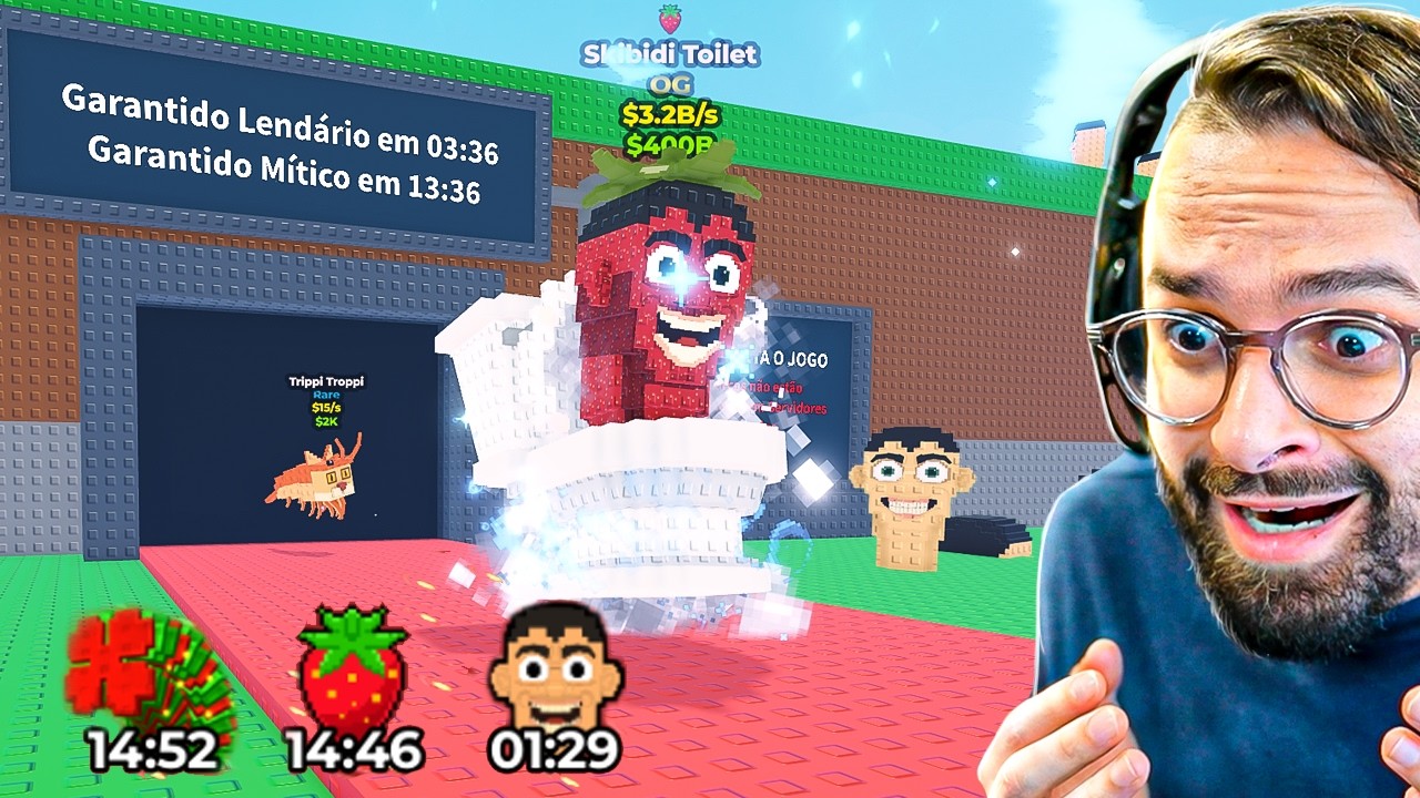 ATIVEI ROBUX INFINITO NO ROUBE UM BRAINROT… ATÉ PEGAR UM OG IMPOSSÍVEL 😱🔥