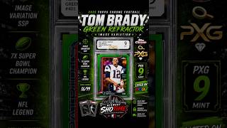 Tom Brady Topps Chrome Green Refractor Image Variation /99!!!