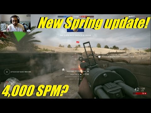 New Battlefield 1 spring patch! Going for a 4K SPM! Currently at 3,151! - New Battlefield 1 spring patch! Going for a 4K SPM! Currently at 3,151!