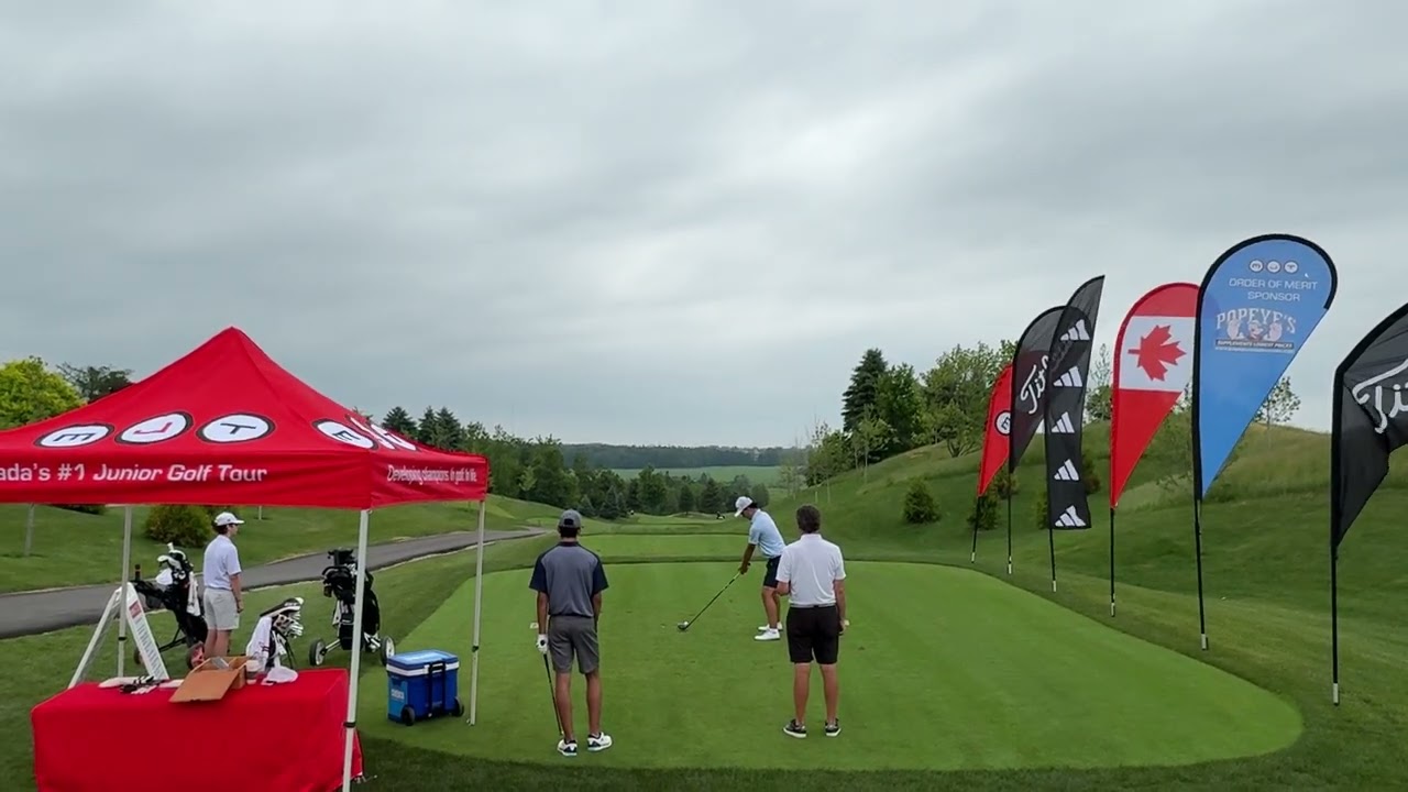 MJT Sergio Garcia Qualifier Round 2 (Shooting 75) - 1st Tee Shot Sounds - 315 Yard Drive - SOUND UP!