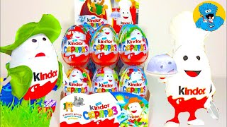 Распаковка Киндер Сюрпризов из серии Киндерино Профессии 2016 Года! New Kinder 2016