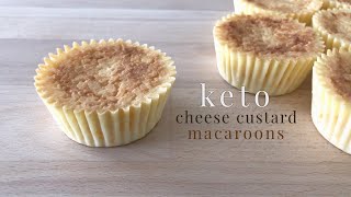 Detailed Keto Cheese Custard Macaroons Details