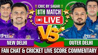 New Delhi Tigers vs Outer Delhi Warriors | Cricket Live Score & Commentary | 4 Aug 2026