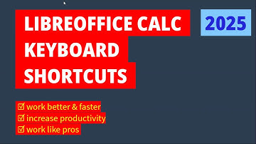 LibreOffice Calc: keyboard shortcuts you MUST KNOW #libreofficecalc #shortcuts