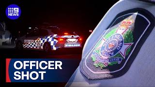 First Year Constable shot during domestic violence call on Fraser Coast | 9 News Australia