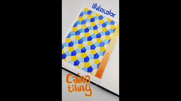 Cairo Tiling and Watercolors on my Sketchbook