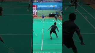 defence solid by ridho #badminton #badmintolovers #tarkambadminton #bulutangkis