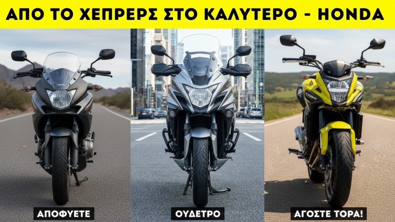 Προσοχή! Οι 6 μοτοσυκλέτες Χόντα που ΠΡΕΠΕΙ ΝΑ ΑΠΟΦΥΓΕΤΕ και 8 που ΠΡΕΠΕΙ ΝΑ ΑΓΟΡΑΖΕΤΕ ΤΩΡΑ.