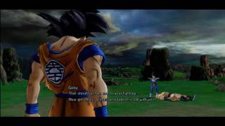 Dragonball Z Ultimate Tenkaichi: Story Mode Fight 6 Goku Vs Nappa