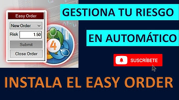 ✅TUTORIAL COMO INSTALAR EASY ORDER PARA GESTIONAR TU RIESGO  EN TRADING🔥🔥