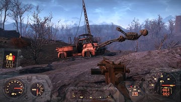 Fallout 4 Funny floating skeleton glitch