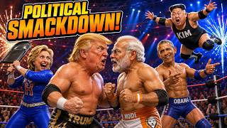 🔴 LIVE WWE 2K26 | Ultimate Political CHAOS! Trump, Modi, Obama & Hilary Clinton screenshot 4