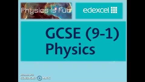 EDEXCEL GCSE PHYSICS - P2 (Forces and Motion) Video Lesson - Part 1