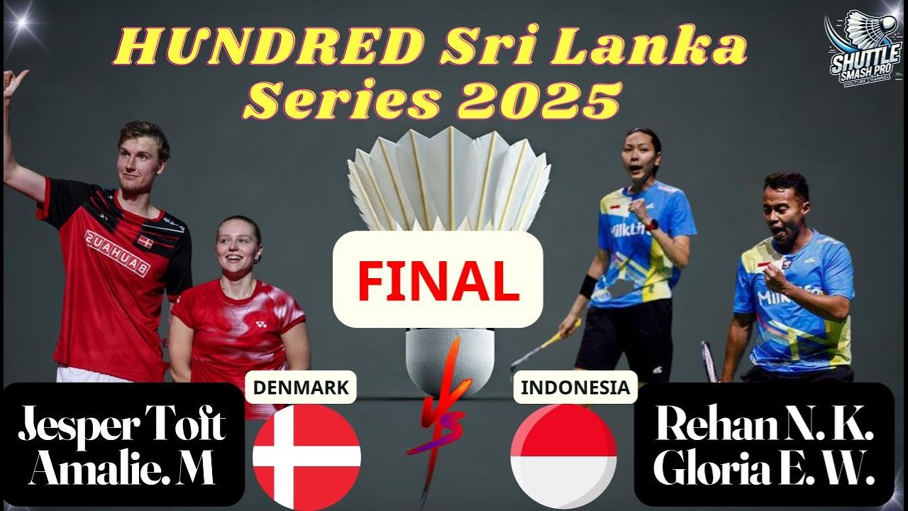 Mixed Doubles Final | Orleans Masters 2025 | Rehan/Gloria vs Jesper ...