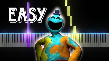 Doey The Doughman Theme Song - Poppy Playtime Chapter 4 (Easy Piano Tutorial)