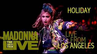 Madonna - Holiday (Live From The Virgin Tour In Los Angeles)