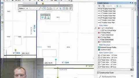 Water Utility Editing Template for ArcGIS 10 -