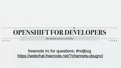 Openshift: The Polyglot Platform as a Service - Ma...