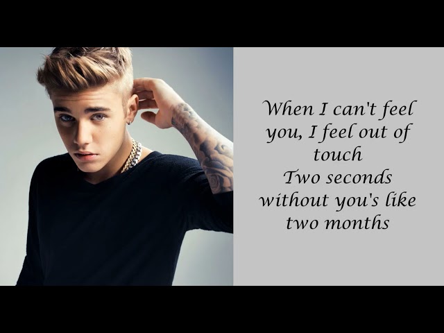 Justin Bieber - 2 Much (Lyrics) class=