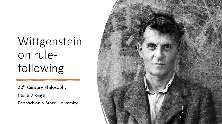 Wittgenstein on rule-following