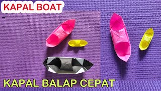 Cara Membuat Origami Perahu Boat | Kapal Perahu Kertas | Easy Paper Ship  Boat That Floats | Craft