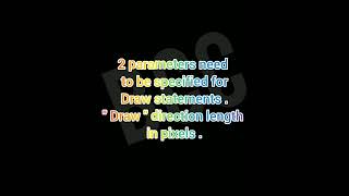 how many parameters | draw statements | basic computer |