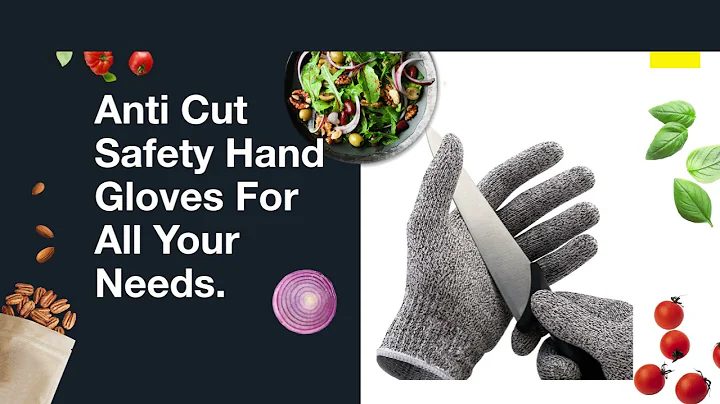 Anti Cut Resistant I Hand Safety Gloves Level 5 I  Protection with Rubber Finishing 2022