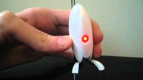 LED Flashlight Portal Turret demo