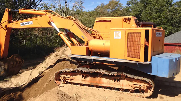 Sean loading the Pay Hauler with his 1966 Koehring 455 Excavator at Zagray Farm (Watch in 1080P)
