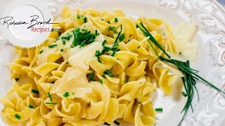 Super Butter Noodles with Parmesan Cheese and Chives Recipe