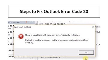 1-888-726-3195 Best Steps to Fix Outlook Error Code 20