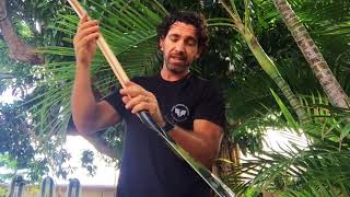 OC Basics: Holding an Outrigger Canoe Paddle and the basic stroke by Coach Travis Grant