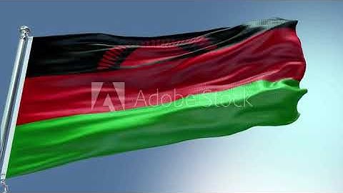 4k render Malawi Flag video waving in wind Malawi Flag Wave Loop waving in wind Malawi Flag Malawi