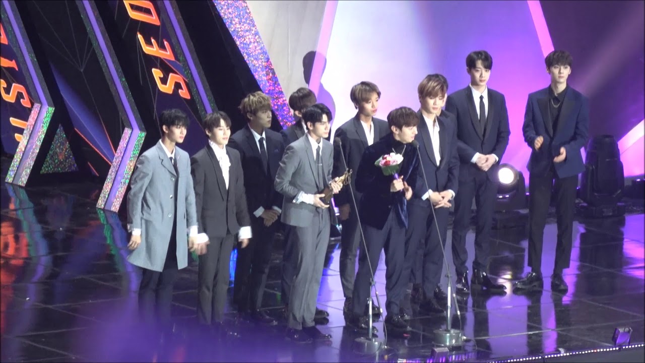 190115 서울가요대상 워너원 [본상 수상+대기석]