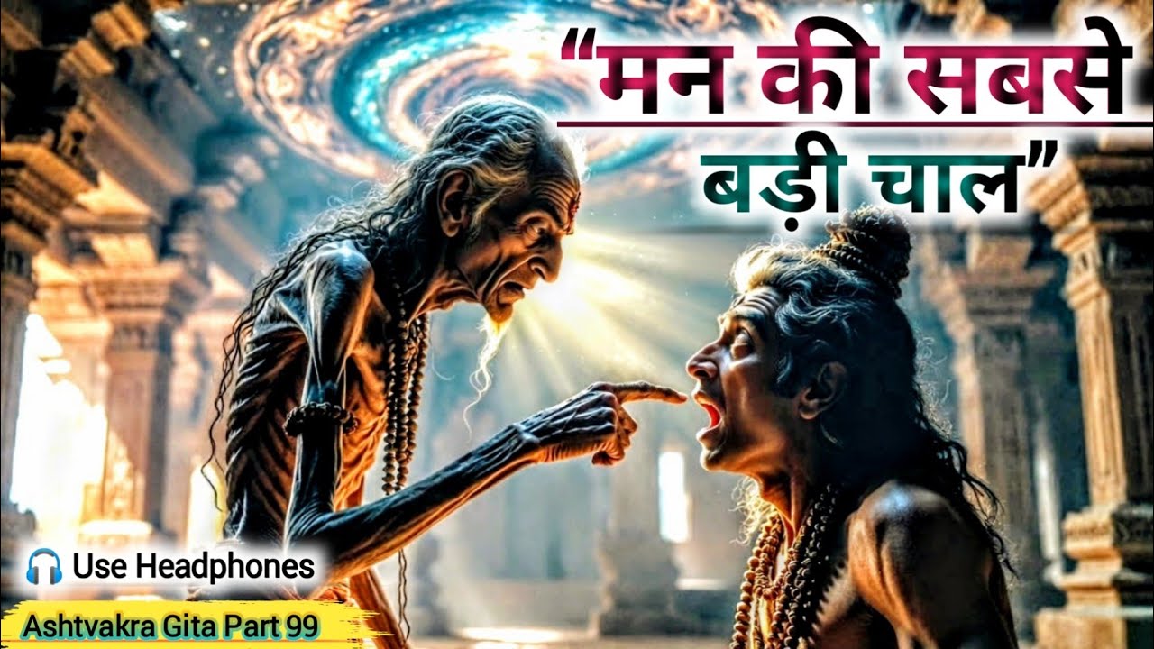 “Ashtavakra: रुक… अभी कुछ मत कर। बस ये सुन—मन की सबसे बड़ी चाल | Part 99”