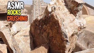 ASMR Quarry Primary Rock Crusher Rock Quarry Crushing Operations jaw rock crusher #goviralvideo