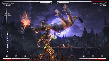 Triborg MKX Cyrax F3 through Goro ex-tele stomp: bait & punish