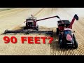 Harvesting Wheat 90 Feet at a Time | Fast Ag Montana