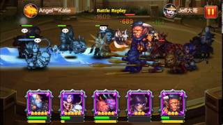 Heroes Charge Lv 75 Mystic 10000 damage Killed whole team in Arena screenshot 4