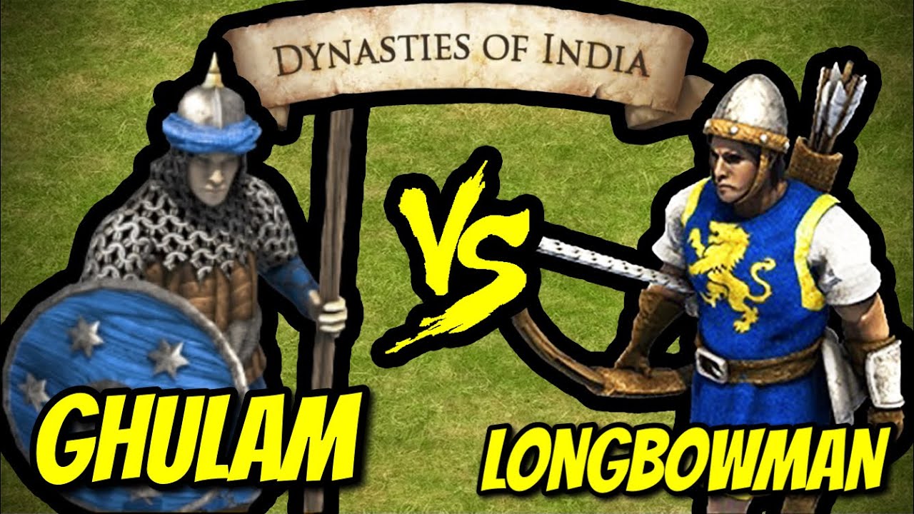 200 ELITE GHULAM vs 200 ELITE LONGBOWMEN AoE II Definitive Edition