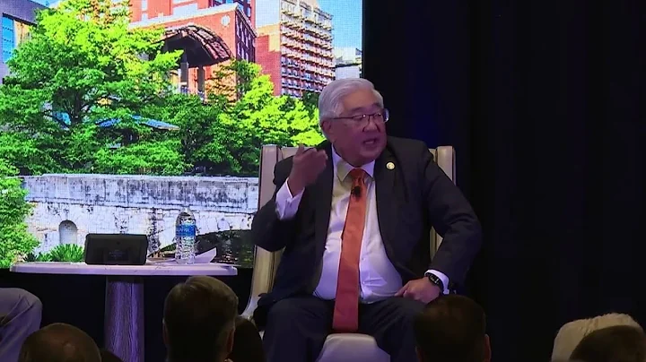 Bexar County Judge Peter Sakai addresses Spurs arena, high-speed rail at State of the County