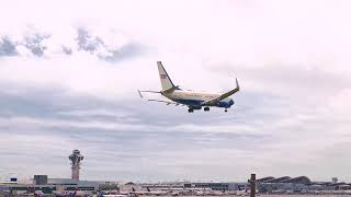 Sam41 C-40B Clipper 01-0041 No Tail Number Boeing 737-700 Business Jet Lax Hdr