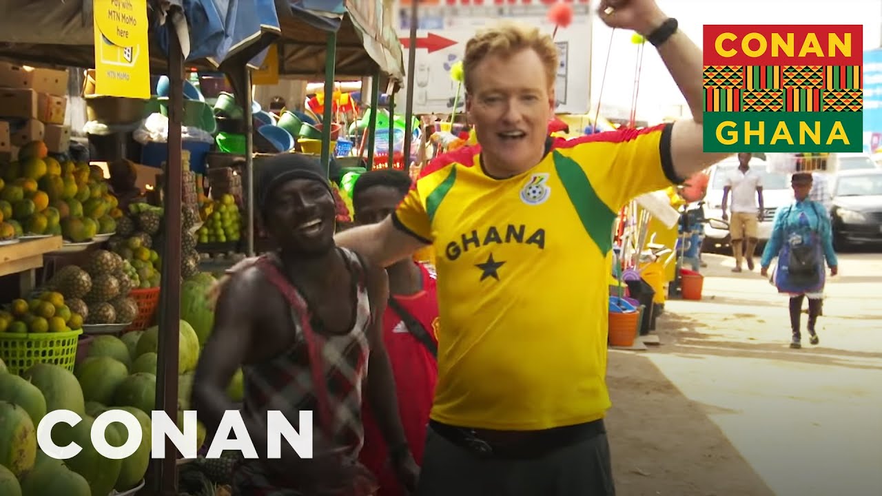 Conan Hits The Streets Of Accra - CONAN on TBS