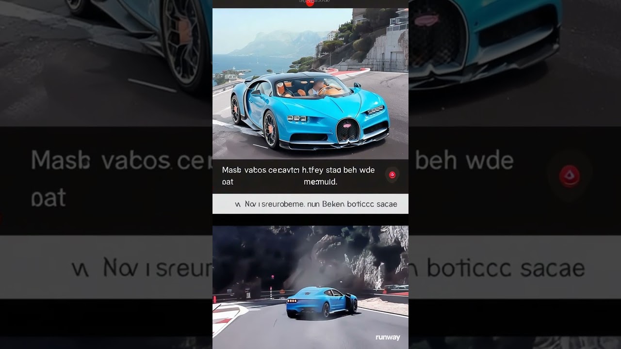 Gen 4 Turbo Этот Bugatti Chiron разбился на трассе в Монако водитель не справился с управлением