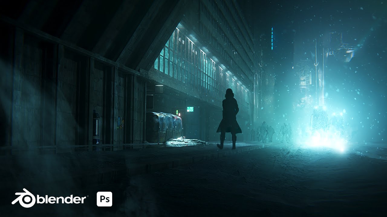 How I Recreated the Mood of Blade Runner 2049 in Blender | Timelapse